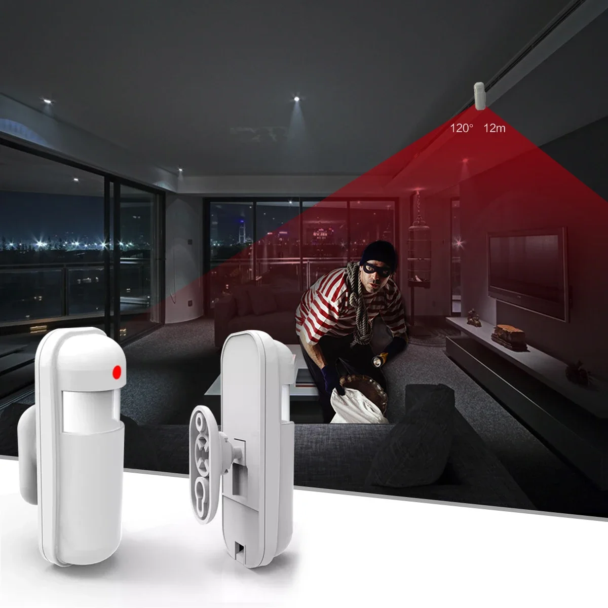 433MHz Motion Sensor Wireless  - Home Security Equipment recension och pris