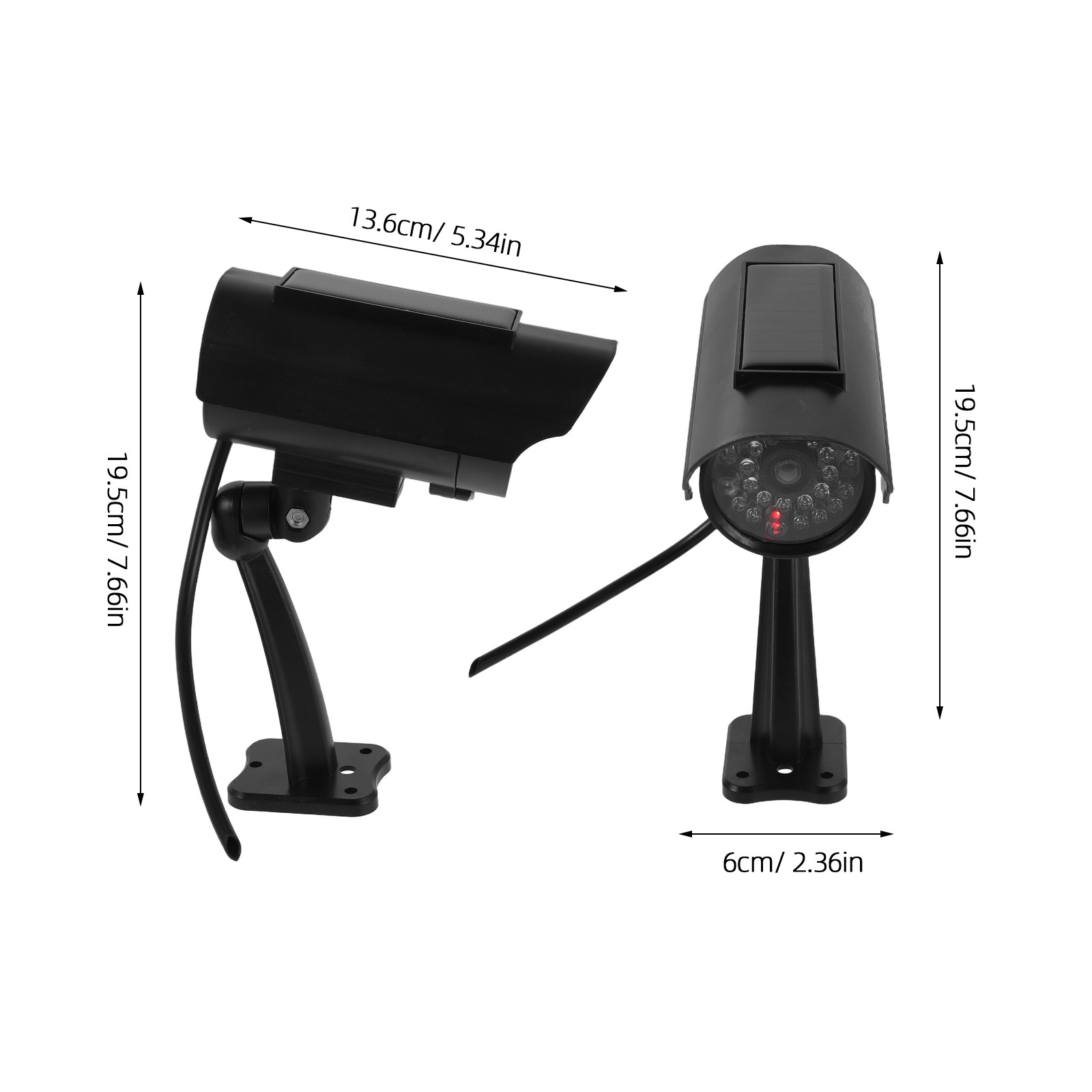 2Pcs Simulation Dummy Security - Home Security Indoor Cameras recension och pris