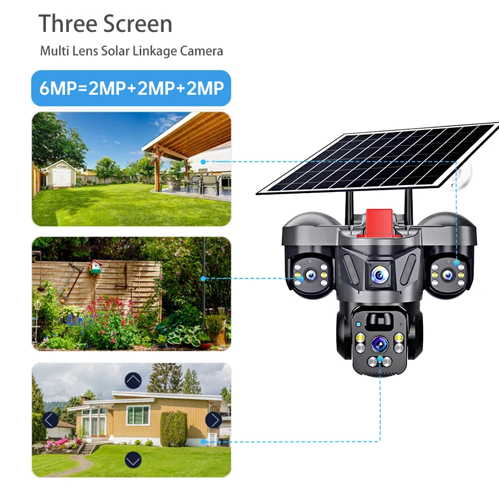 KERUI V380 Pro Outdoor PTZ 6MP - Home Security Outdoor Camera System recension och pris