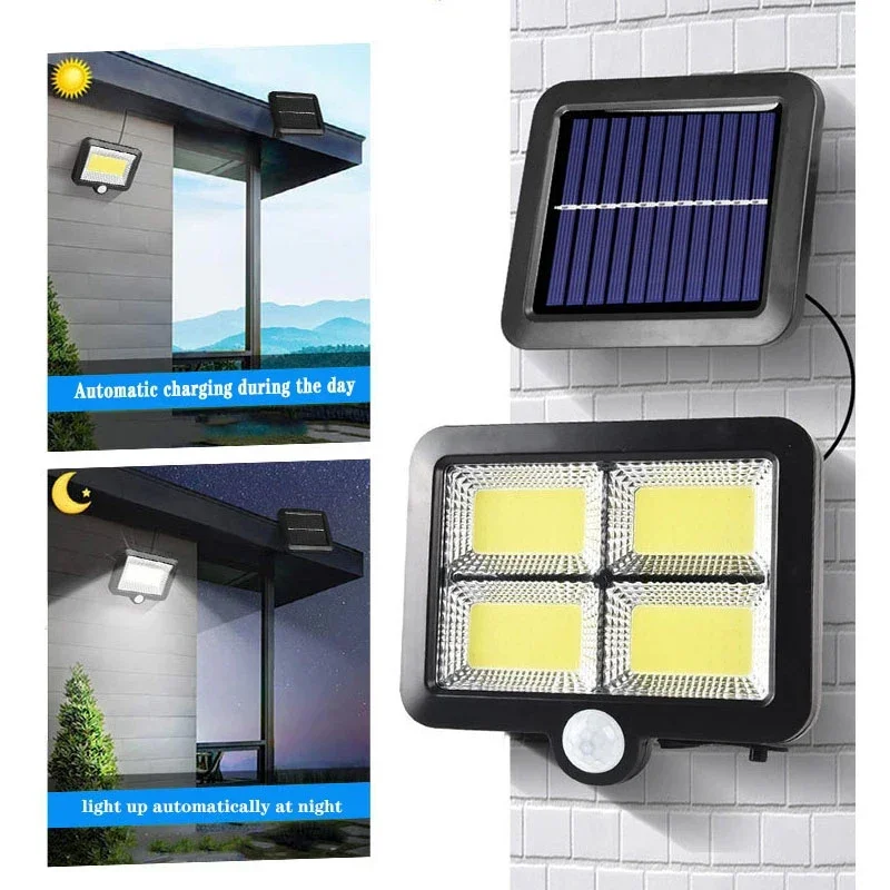 LED Solar Split Wall Lamp Outd - Home Security Flood Lights recension och pris