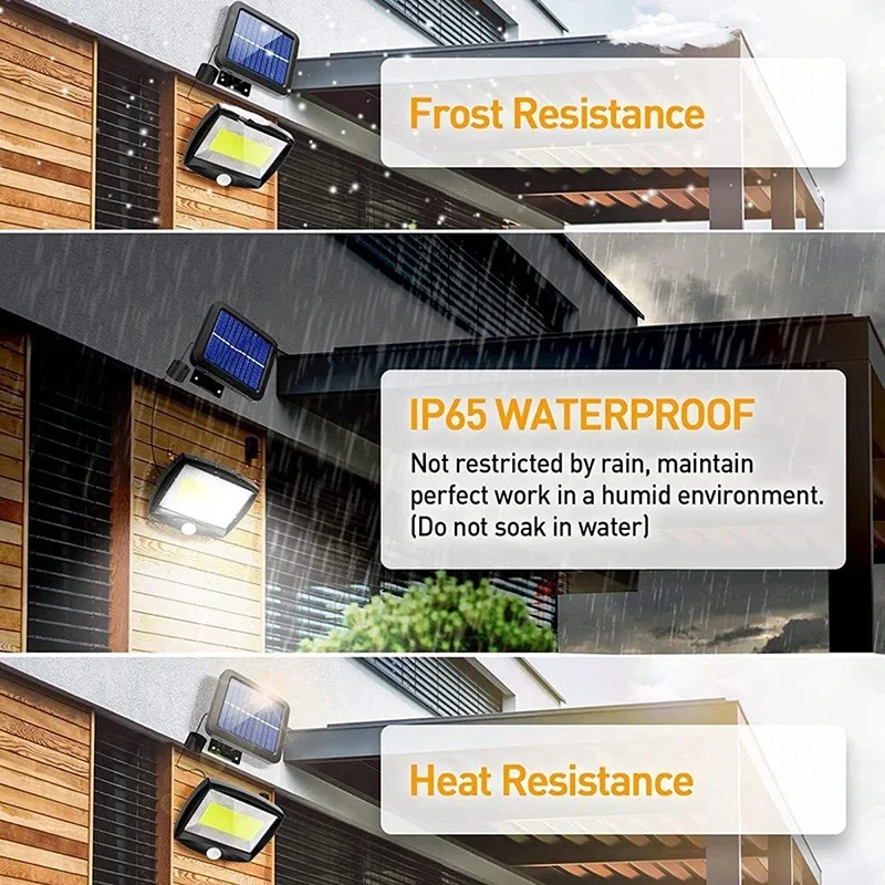 LED Solar Split Wall Lamp Outd - Home Security Flood Lights recension och pris