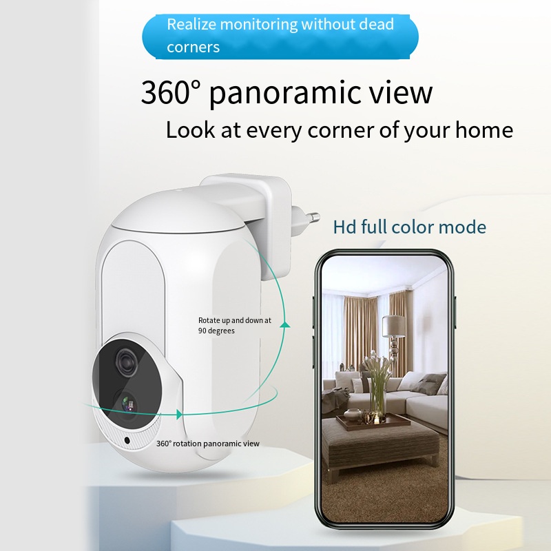 Tuya Wall Plug In Camera Wifi  - Home Security Beams recension och pris