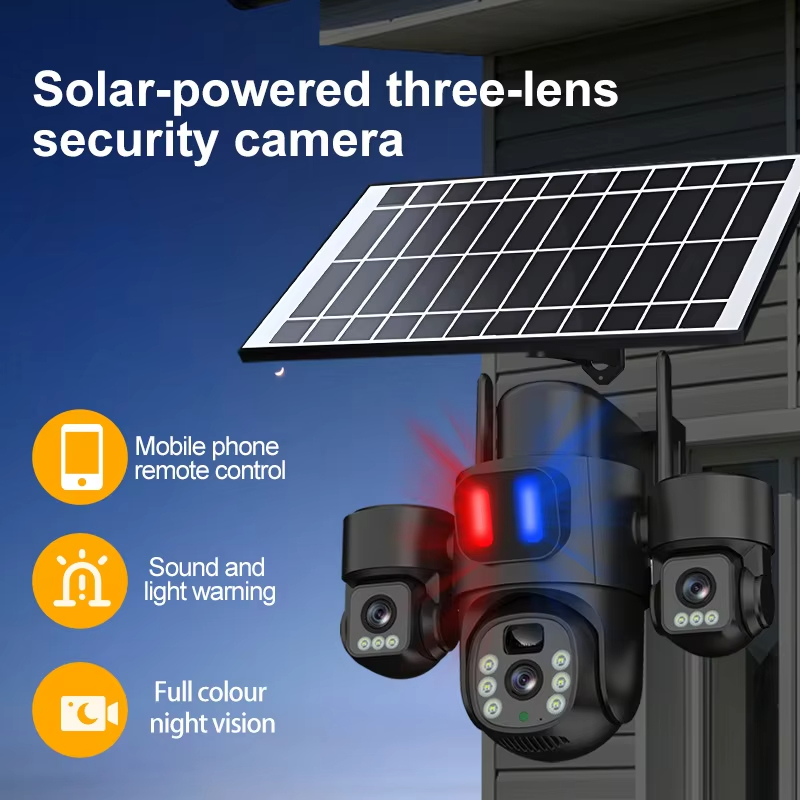 WIFI Solar PTZ Camera Outdoor  - Home Security Outdoor Camera System recension och pris