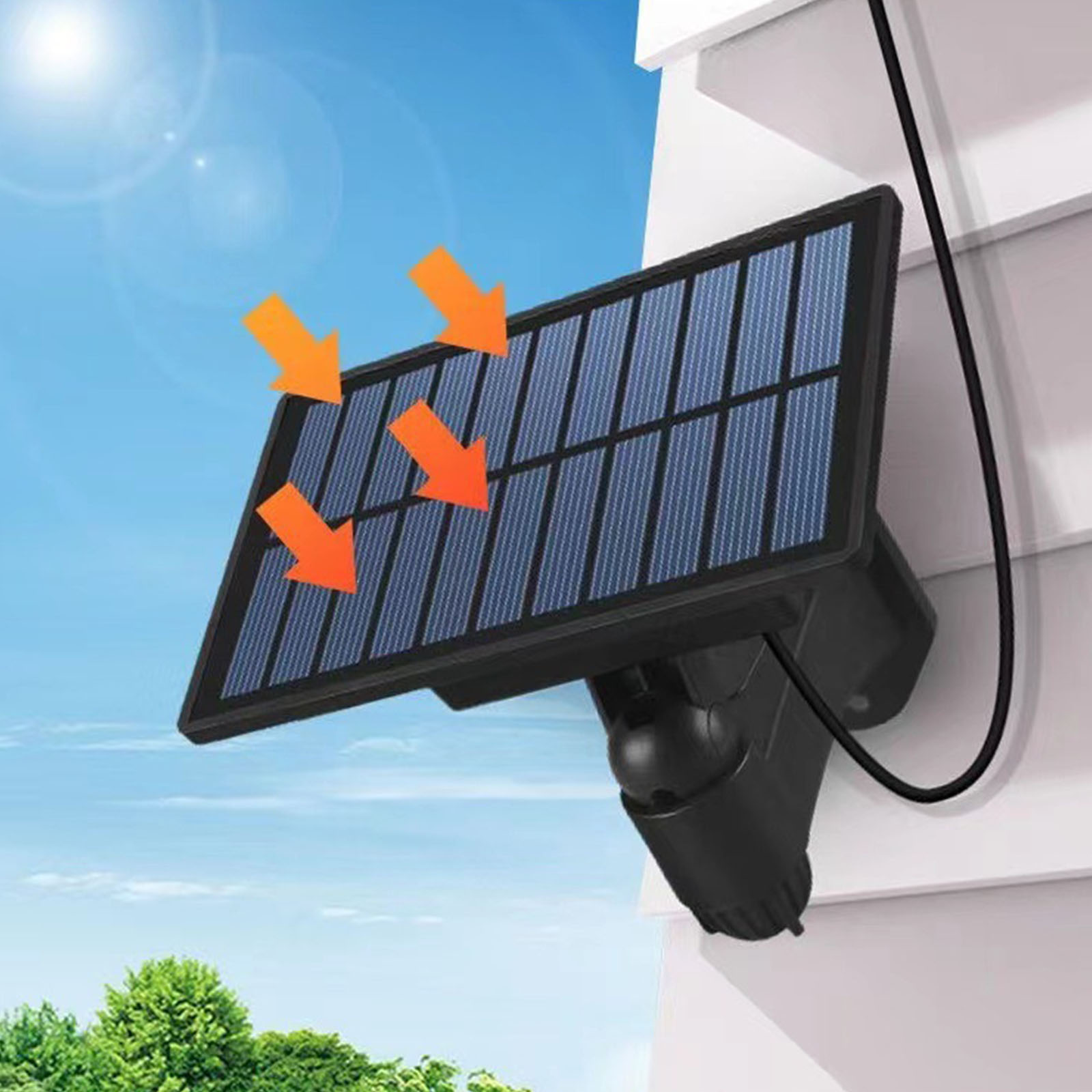 Solar Street Lights Outdoor, C - Home Security Flood Lights recension och pris