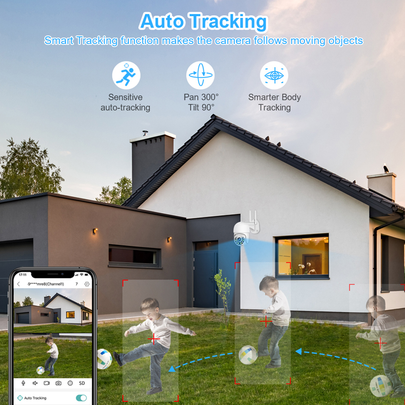 Smar 3MP Wireless CCTV Securit - Home Security And Camera System recension och pris