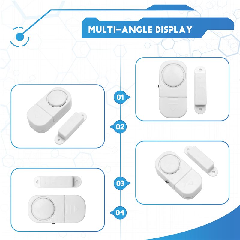 6Sets/Pack Door Window Alarm W - Home Security Diy recension och pris