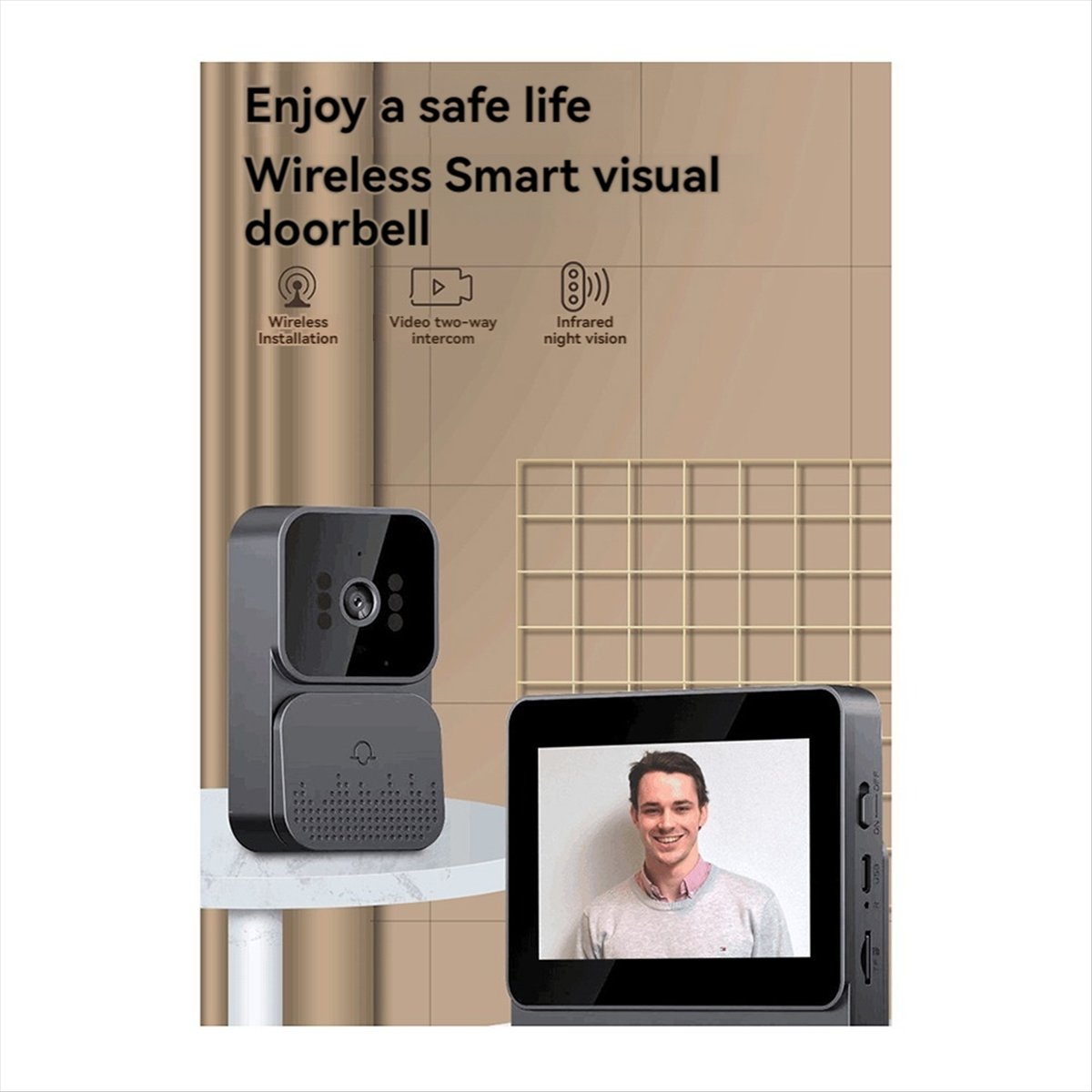 AU47-Doorbell Video Intercom C - Home Security Wireless Cameras recension och pris